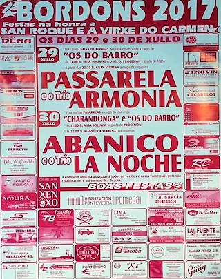 San Roque e Virxe do Carme de Bordóns en Sanxenxo