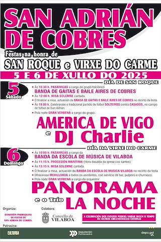San Roque e Virxe do Carmen de San Adrián de Cobres en Vilaboa