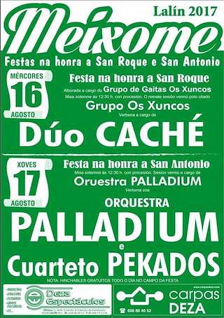 San Roque y San Antonio de Meixome en Lalín