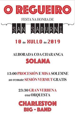 San Pedro e San Sadurnín de O Regueiro en Boborás