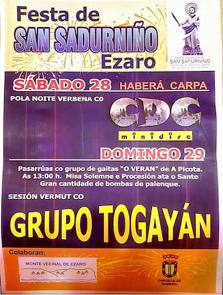 San Sadurniño de Ézaro en Dumbría