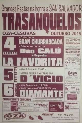 San Salvador de Trasanquelos en Oza Cesuras