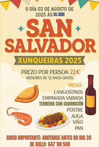 San Salvador de Xunqueiras en Pazos de Borbén