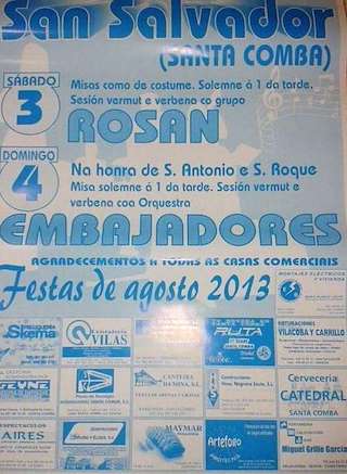 Festas de San Salvador en Santa Comba