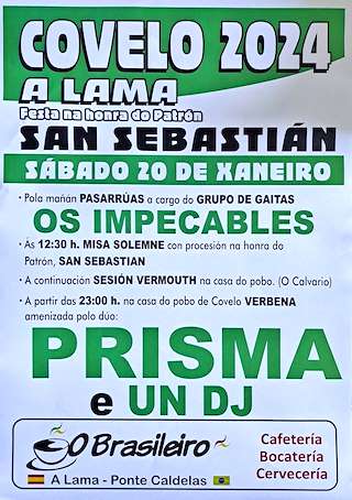 San Sebastián de Covelo en A Lama