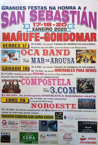San Sebastián de Mañufe en Gondomar