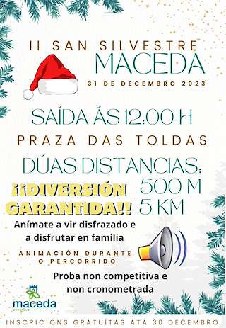 San Silvestre (2026) en Maceda