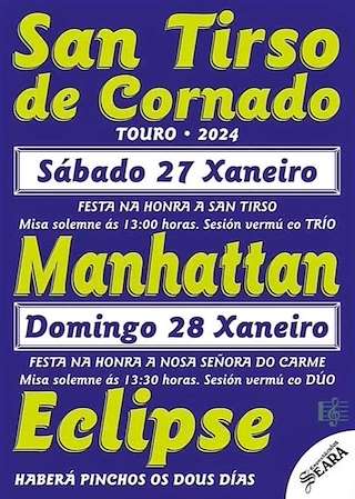 San Tirso e Nosa Señora do Carme de Cornado  en Touro