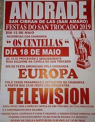 San Trocado de Andrade en San Amaro