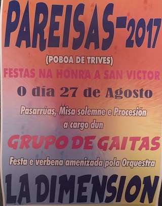 San Vitorio de Pareisás en A Pobra de Trives