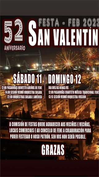 San Valentín en Fene