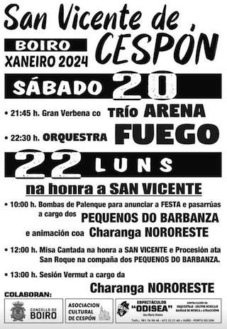 San Vicente de Cespón en Boiro