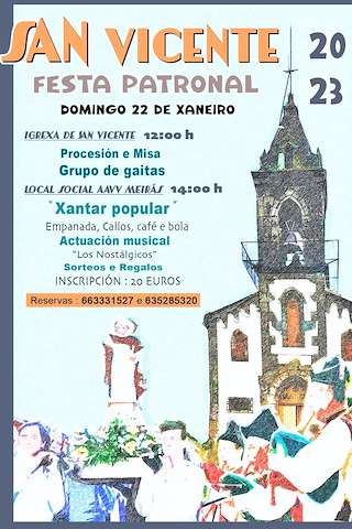 San Vicente de Meirás en Valdoviño