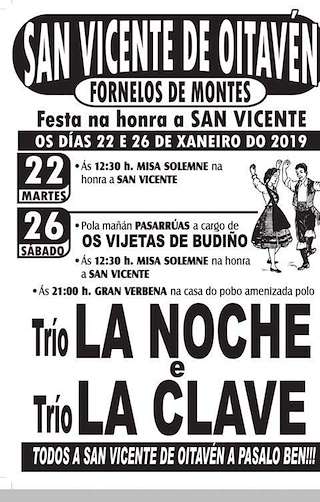 San Vicente de Oitavén  en Fornelos de Montes