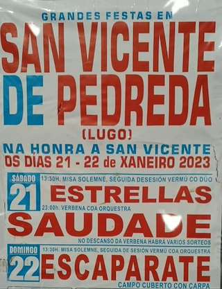 San Vicente de Pedreda en Lugo