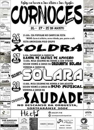 San Vitoiro y San Agustín de Cornoces en Amoeiro