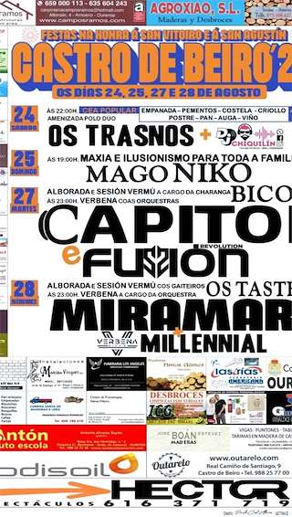 San Vitorio e San Agustín de Castro de Beiro en Ourense