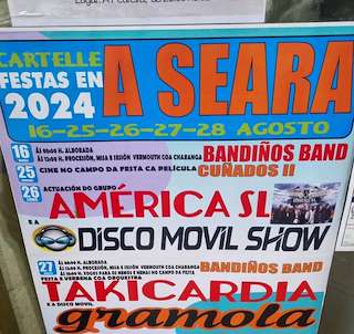 San Vitorio, San Roque e a Virxe da Estreliña de A Seara de Montes (2026) en Cartelle