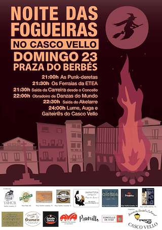 San Xoán - Noite das Fogueiras do Berbés en Vigo