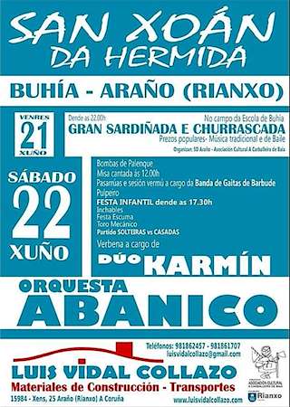 San Xoán da Ermida de Araño en Rianxo