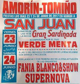 San Xoán de Amorín en Tomiño