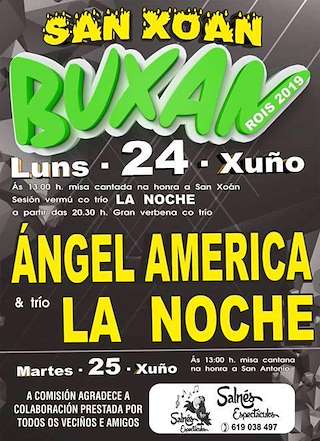 San Xoán de Buxán en Rois