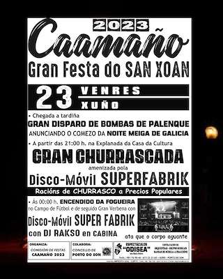 San Xoán de Caamaño (2026) en O Porto do Son