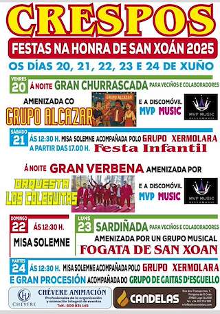 San Xoán de Crespos (2026) en Padrenda