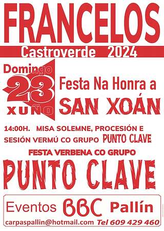 San Xoán de Francelos en Castroverde