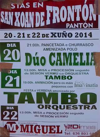 San Xoán de Frontón (2026) en Pantón