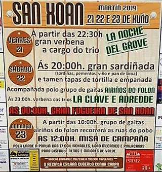 San Xoán de Martín (2026) en O Rosal