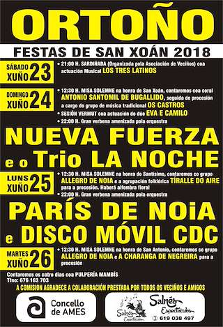 San Xoán de Ortoño en Ames