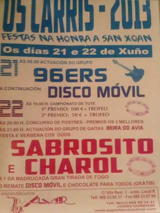 San Xoán de Os Carris en Leiro