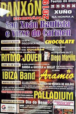 San Xoán de Panxón en Nigrán