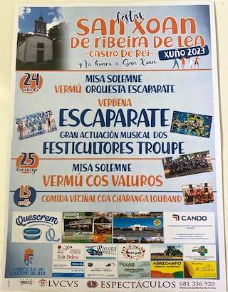 San Xoán de Ribeiras de Lea en Castro de Rei