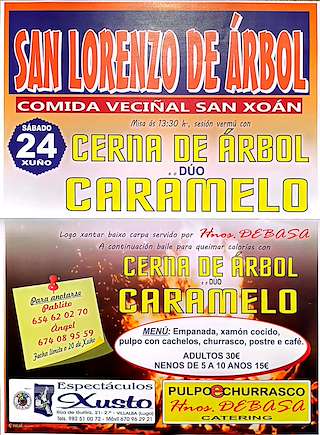 San Xoán de San Lorenzo de Árbol  en Vilalba