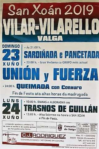 San Xoán de Vilar - Vilarello en Valga