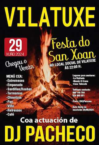 San Xoán de Vilatuxe en Lalín