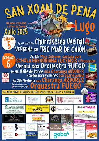 San Xoán e Virxe do Carme de San Xoán de Pena (2026) en Lugo