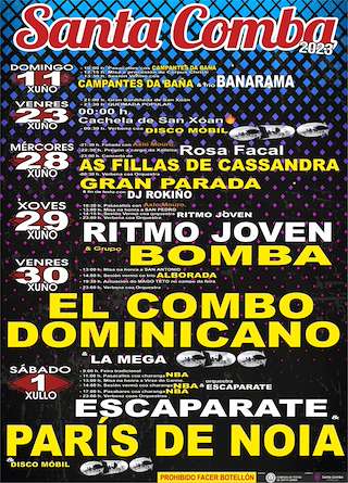 San Pedro, San Antonio e Virxe do Carme en Santa Comba