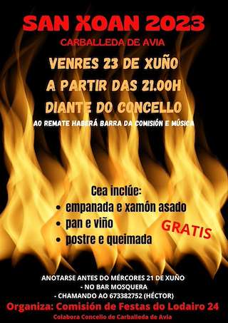 San Xoán (2026) en Carballeda de Avia
