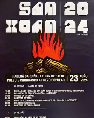 San Xoán (2026) en Caldas de Reis