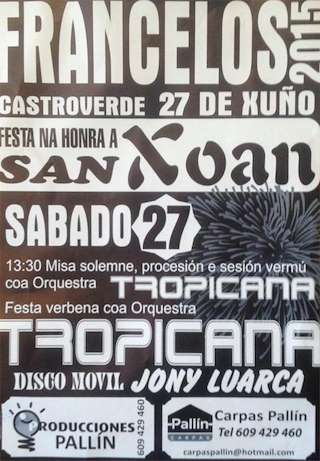 San Xoán de Francelos en Castroverde