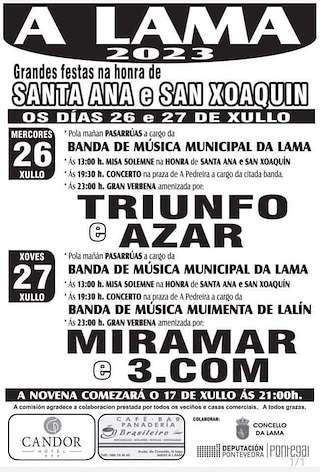 San Xoaquín e Santa Ana en A Lama