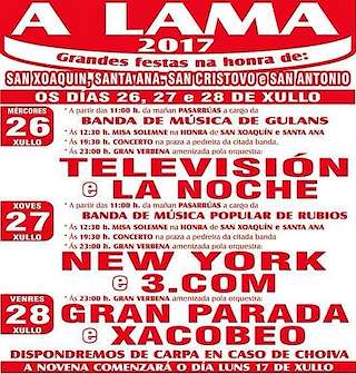 San Xoaquín e Santa Ana en A Lama