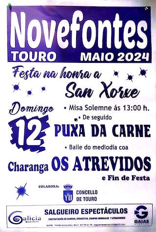 San Xorxe de Novefontes en Touro