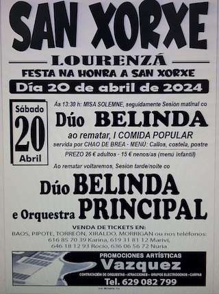 San Xorxe (2026) en Lourenzá