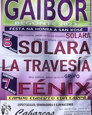 San Xosé de Gaibor en Begonte