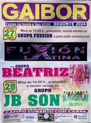 San Xosé de Gaibor en Begonte