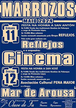 San Xosé e San Antón de Marrozos en Santiago de Compostela